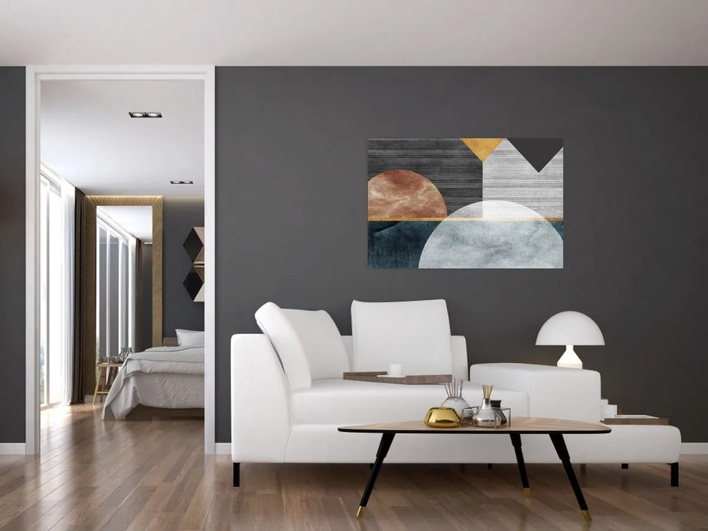 Tablou - Forme și texturi (90x60 cm)