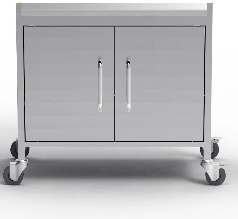 Grătar BBQ pe gaz din inox cu arzător lateral Avenberg VERMONT