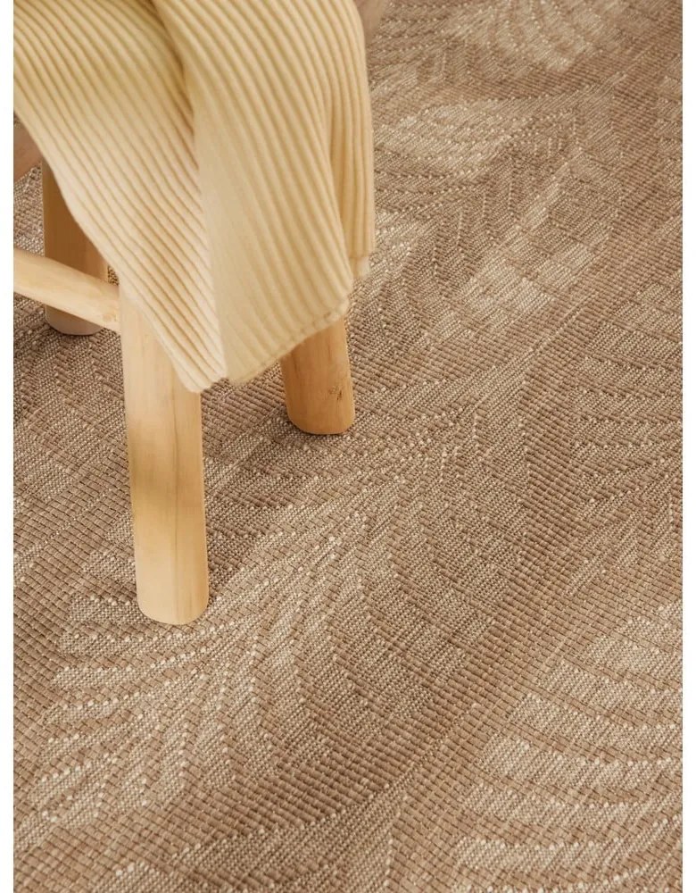 Covor tip traversă pentru interior și exterior bej/fildeș 80x250 cm Duet Liora – NORTHRUGS