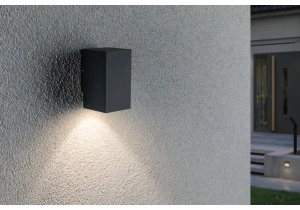 Aplică de exterior Paulmann 94327 LED/3,8W IP44 FLAME 230V antracit