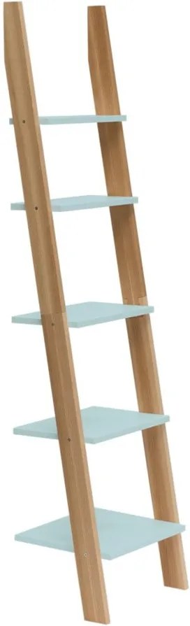 Raft în formă de scară Ragaba ASHME, lățime 45 cm, turcoaz deschis