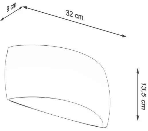 Aplică PONTIUS 1xG9/40W/230V albă Sollux SL.1025