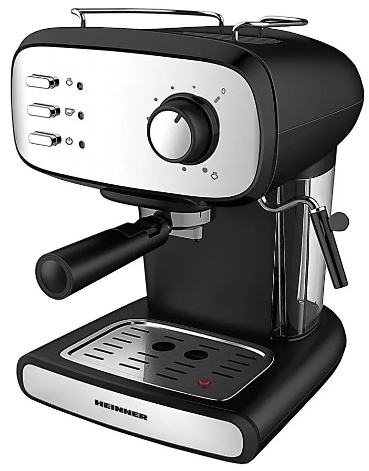 Heinner HEM-1100BKX - Espressor cu portafiltru 850W/230V negru/crom mat