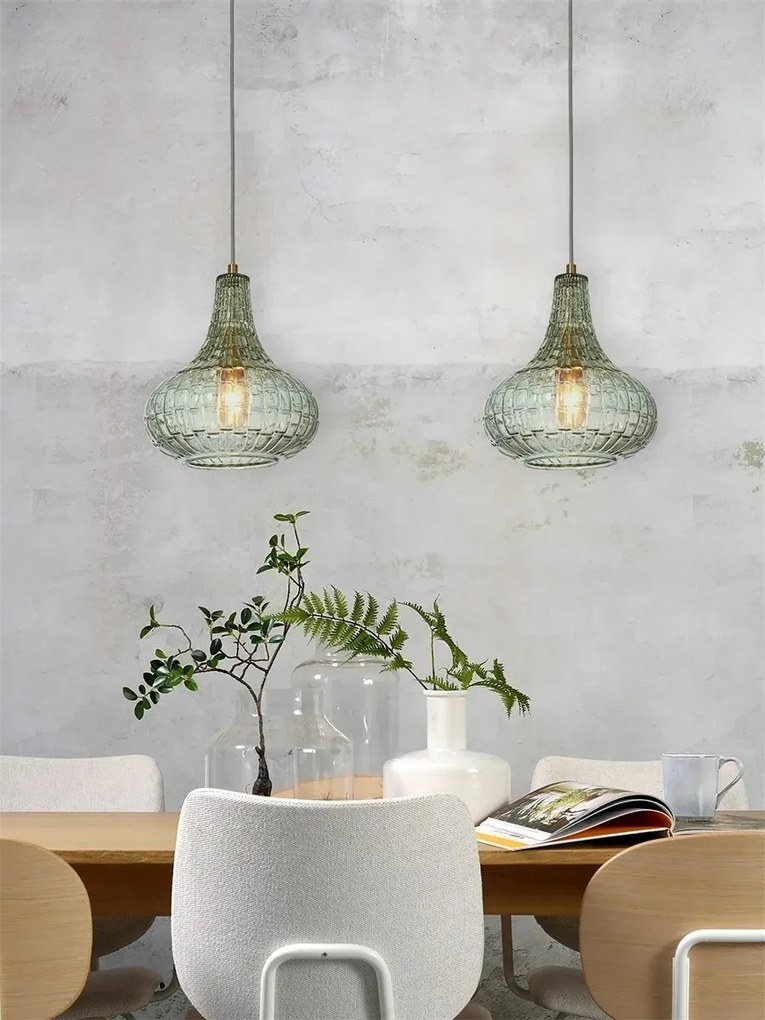 Pendul design modern Venice drop green