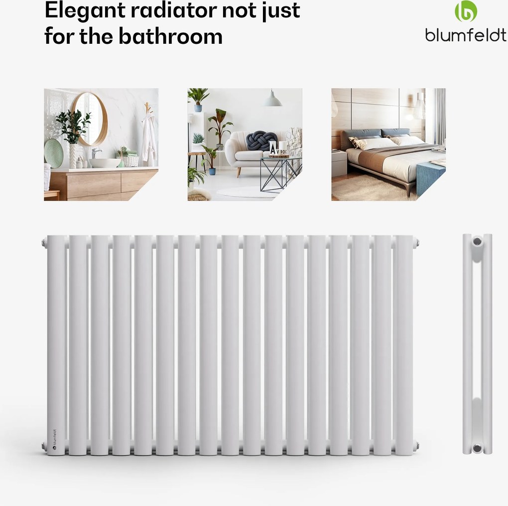 Blumfeldt Tallheo, 100 x 60, radiator, radiator tubular, 1445 W, apă caldă, 1/2