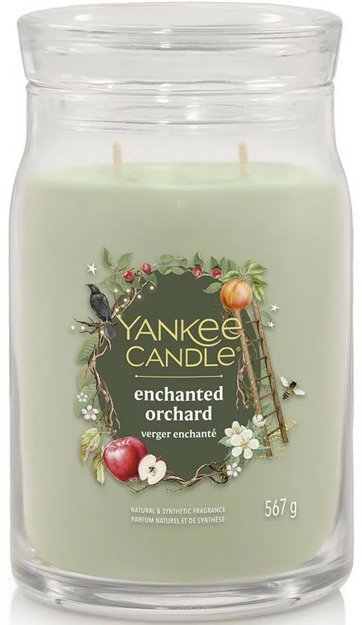 Lumânare parfumată mare Yankee Candle SignatureEnchanted Orchard, 567 g, L