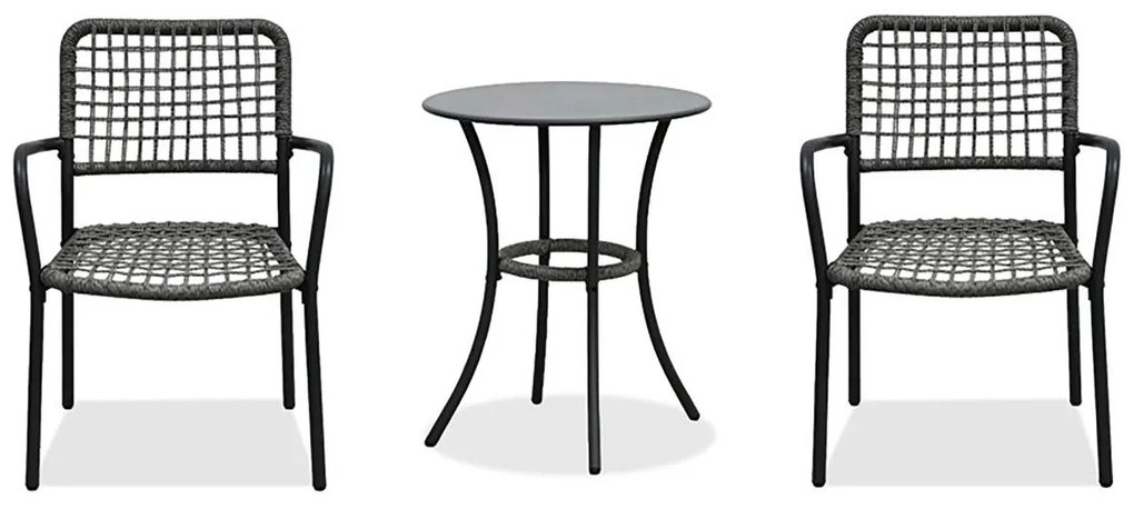 Set mobilier balcon Abril (antracit) (pentru 2 persoane). 1120282