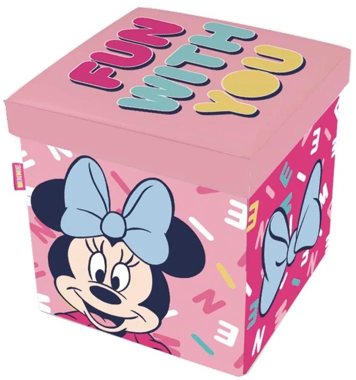 Disney Minnie Depozitare jucării 30×30×30 cm