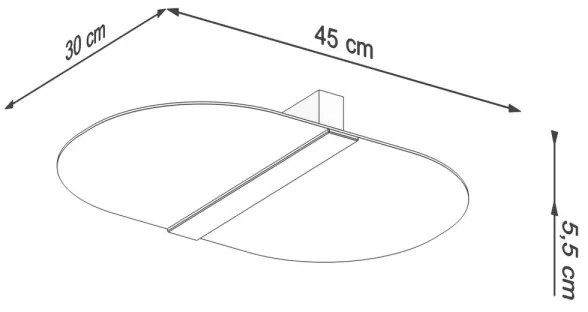 Plafonieră SALIA 2xG9/40W/230V Sollux SL.1005