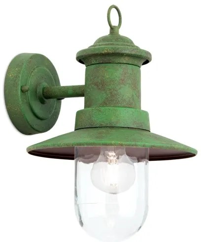 Lampă de perete de exterior Orion AL 11-1205 LEONIE 1xE27/60W/230V IP44 verde