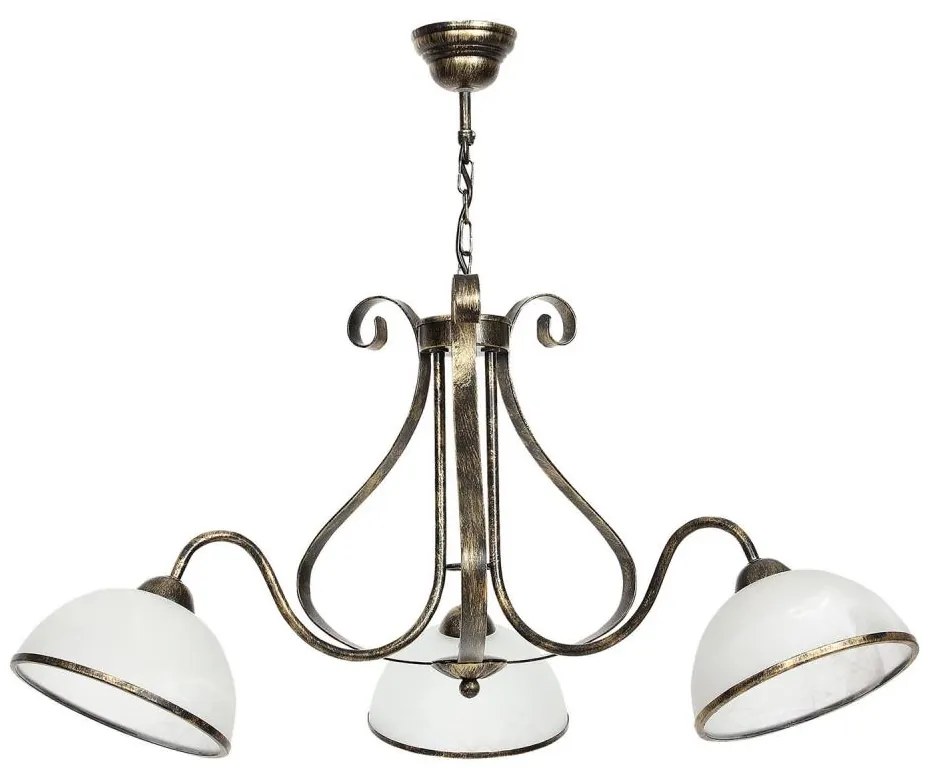 Lustră pe lanț ANTICA 3xE27/60W/230V