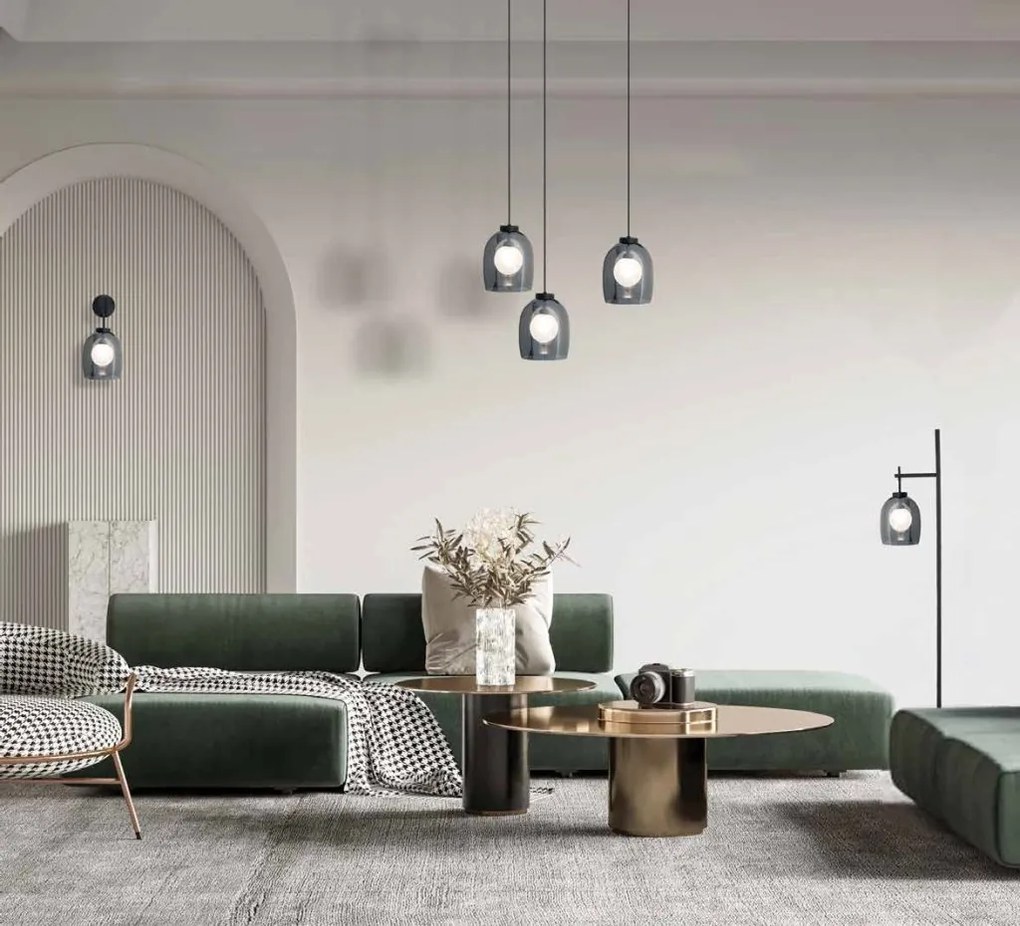 Aplica de perete design modern Maestro negru