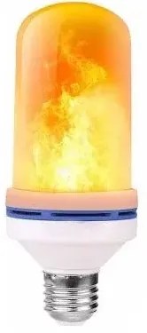Bec LED HYO-2, 5W - imitație de flacără - orange
