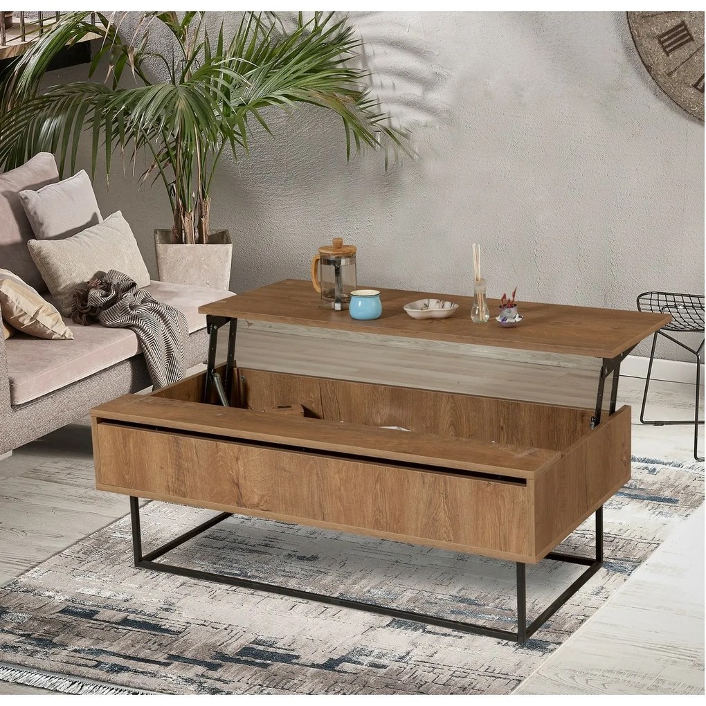 Măsuță de cafea Est Walnut and Black