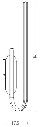 Aplică LED dimabilă LED/18W/230V auriu Zambelis 1935