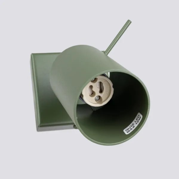 Spot de perete Sollux SL.1500 RING 1xGU10/10W/230V verde