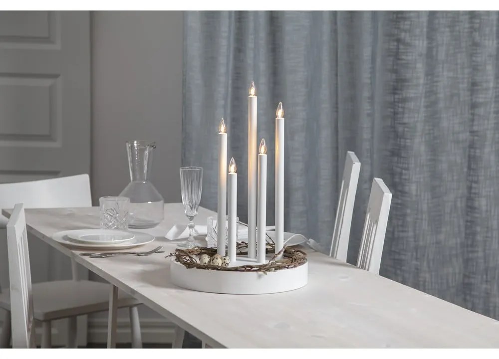 Decorațiune luminoasă albă ø 32 cm Deco – Star Trading
