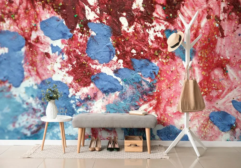 Tapet acuarelă în design abstract