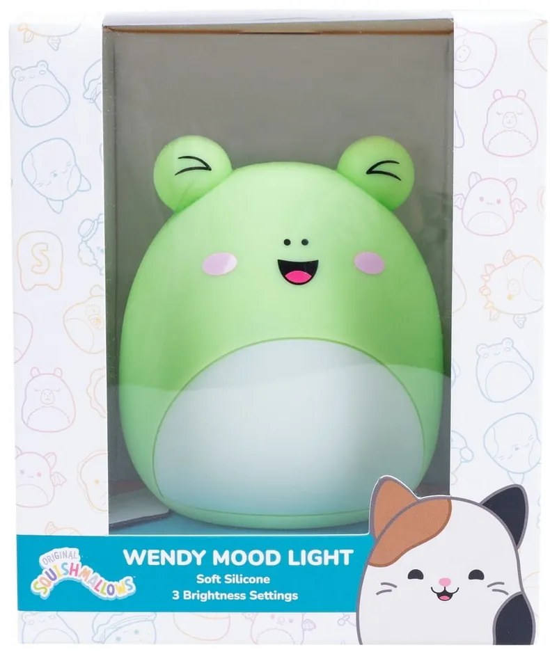Lampă de veghe pentru copii verde Fizz Wendy – SQUISHMALLOWS