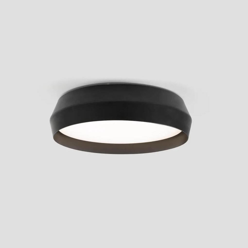 Lustra / Plafoniera LED design modern slim SHOKU 35cm negru