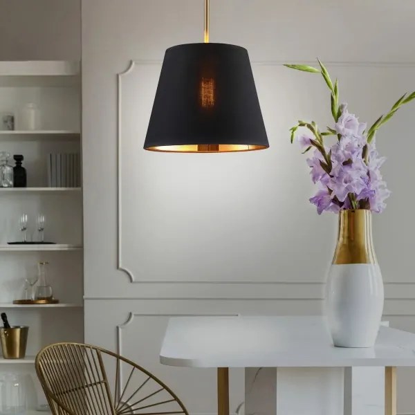 Lustră pe cablu ELENA 1xE27/20W/230V negru