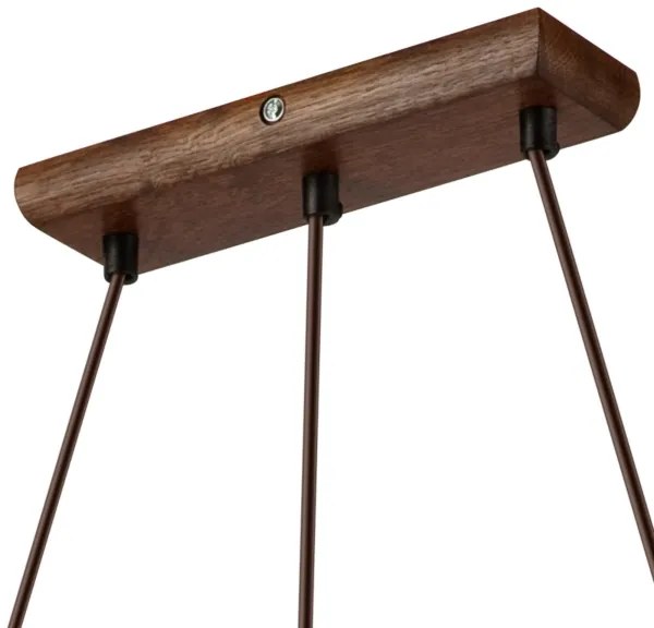 Candelabru AIDA pe cablu 3xE27/60W/230V stejar/nuc