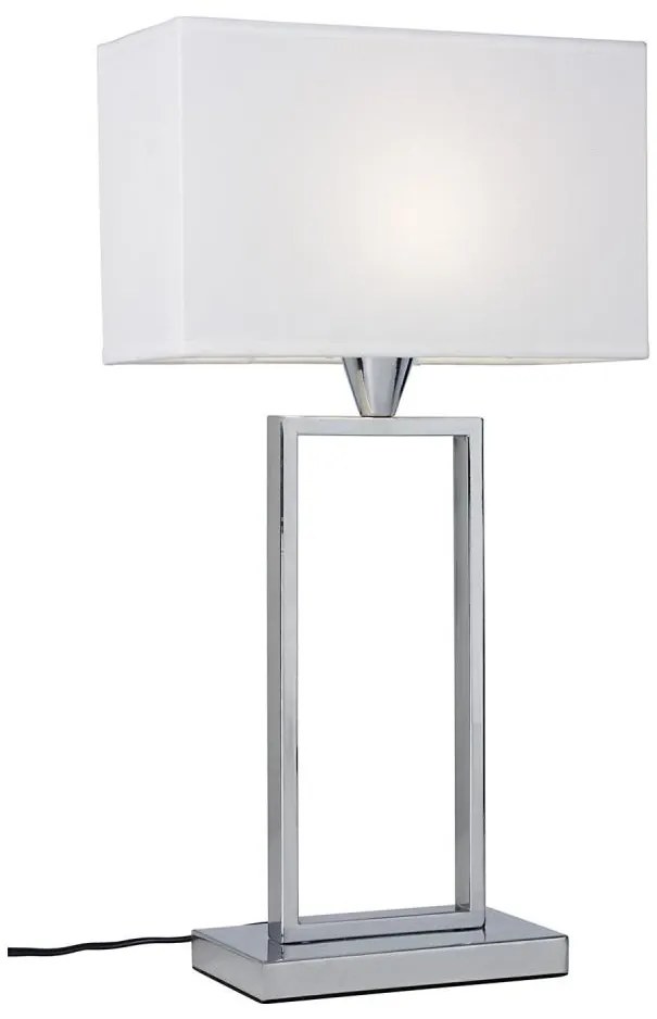 Cottex B2821K - Lampă de masă KENSINGTON, 1xE14/40W/230V, argintie