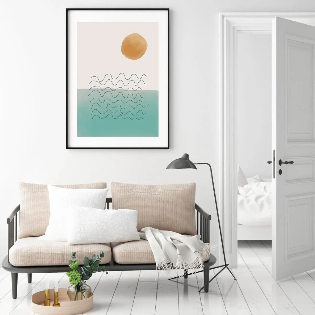 Poster - Abstracție pictată (A4)