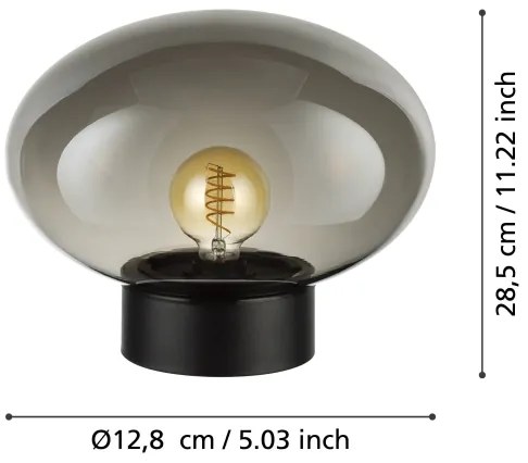 Lampă de masă Eglo 900945 MADONNINA 1xE27/40W/230V 27 cm