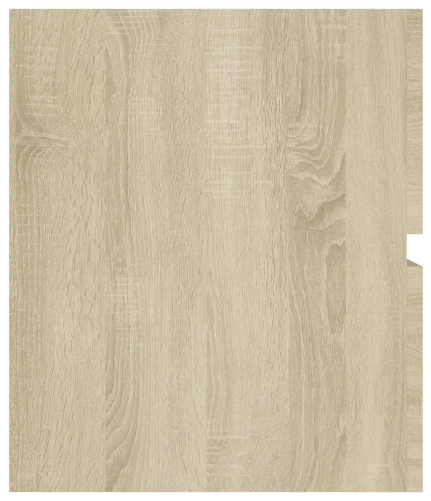 Dulap de chiuveta, stejar sonoma, 100x38,5x45 cm, PAL Stejar sonoma, Dulap pentru chiuveta, 1