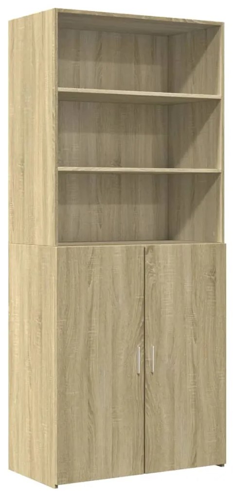 3281380 vidaXL Dulap înalt, stejar sonoma, 80x42,5x185 cm, lemn prelucrat