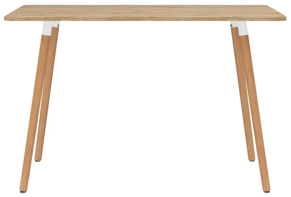 287245 vidaXL Masă de bucătărie, 120x60x75 cm, metal