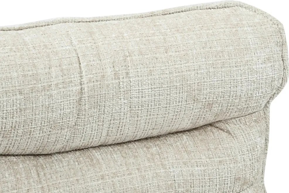 Fotoliu pivotant CLOUD tesatura structurata bej sampanie