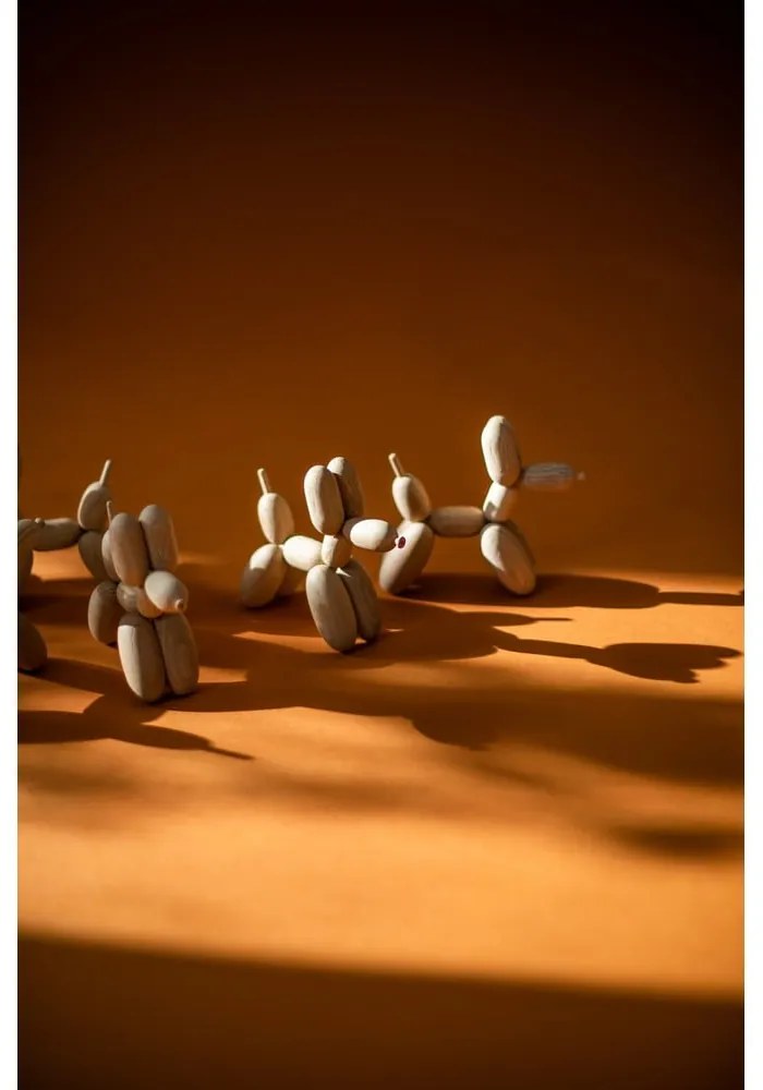 Statuetă din lemn masiv (înălțime 14,5 cm) Ballon Dog – Boyhood