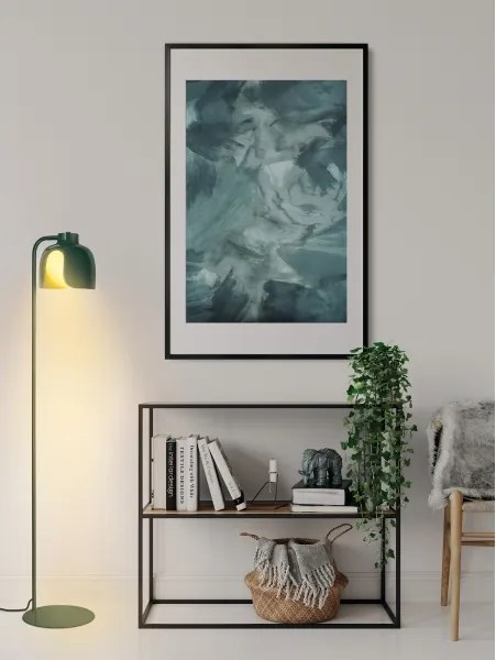 Osram - Lampă de podea DECOR COROLLE, 1xE27/15W/230V, verde