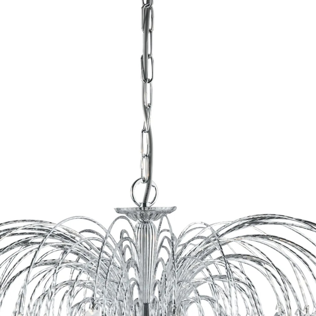 Lustra cristal suspendata design elegant Waterfall 5L 4175-5 SRT