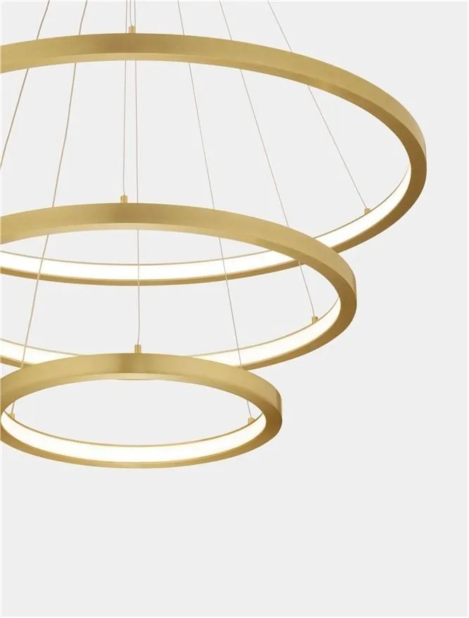 Lustra LED dimabila design circular EMPATIA D-80cm