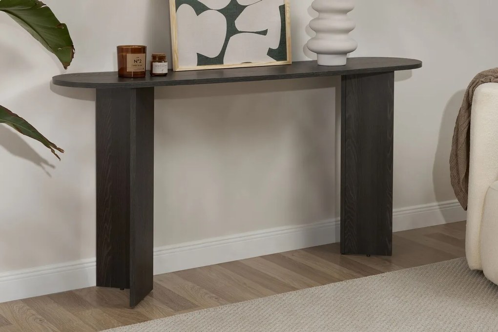 Bufet, Hanah Home, Sira, 150x75x35 cm, Negru Lumiere