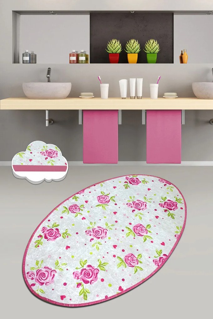 Covoras de baie, L'essentiel Maison, Frezya (80 x 100), 80x100 cm, Multicolor