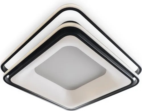 BRILAGI - plafonieră LED dimmabilă FLARE LED/102W/230V 50x50 cm neagră + telecomandă