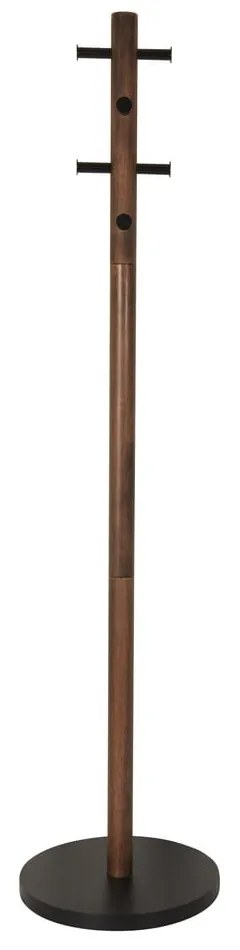 Cuier negru/în culoare naturală din lemn masiv de arbore de cauciuc Pillar – Umbra
