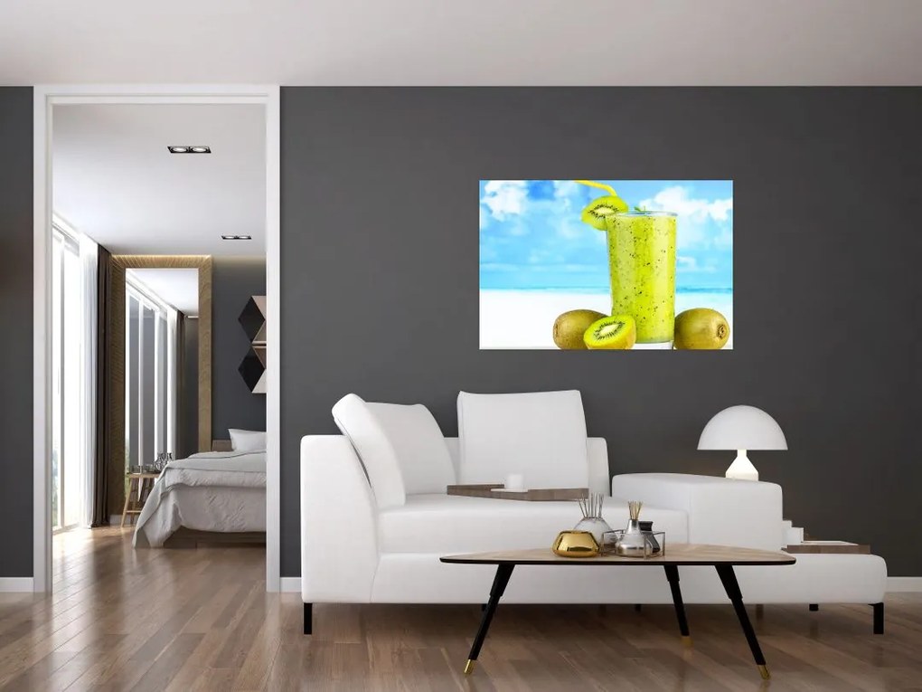 Tablou - smoothie kiwi (90x60 cm)
