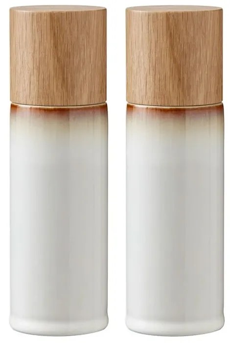 Set de râșnițe de sare și piper alb 2 buc. din ceramică Gastro Cream – Bitz