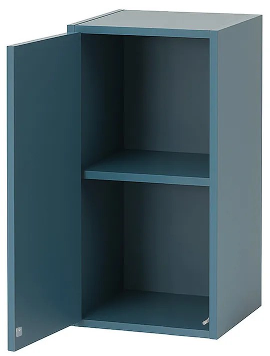 Boxie 1 ușă dulap de perete 80x40x37 cm albastru petrol