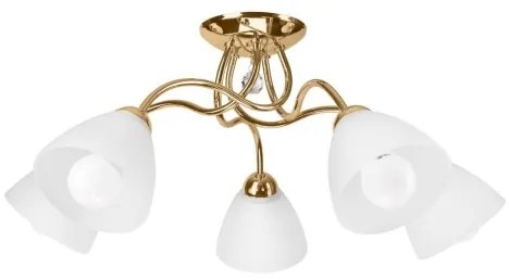 Lustră aplicată MIRANDA 1xE27/60W/230V aurie