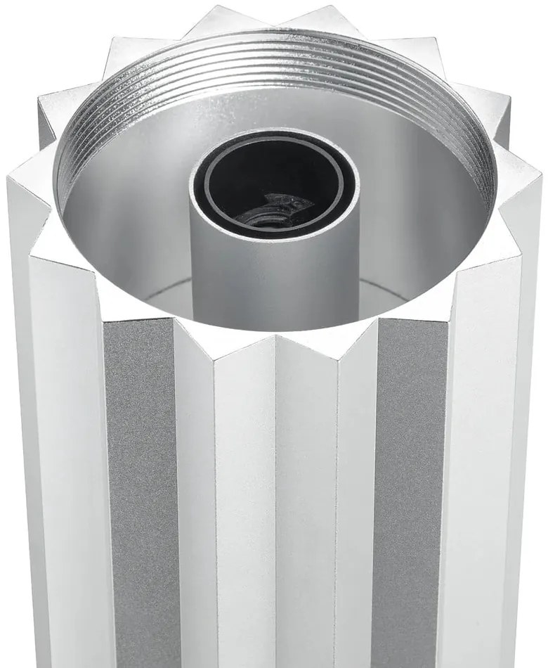 Veioză argintie-verde salvie cu intensitate reglabilă cu abajur textil (înălțime 36 cm) Taite – Blomus