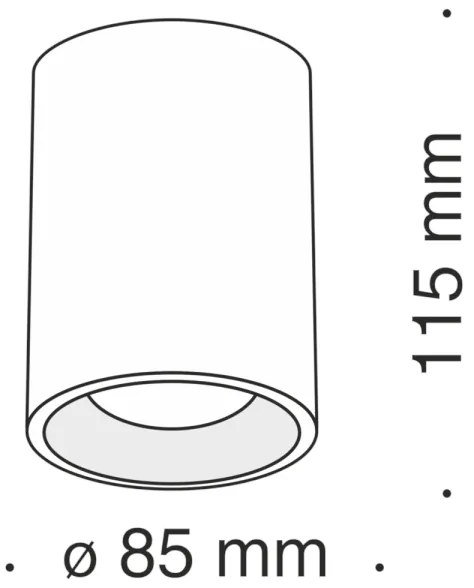 Spot Maytoni C012CL-01B SLIM 1xGU10/50W/230V negru