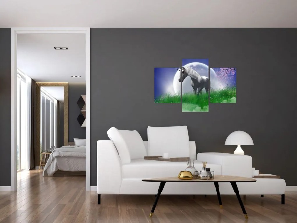 Tablou cu unicorn (90x60 cm)