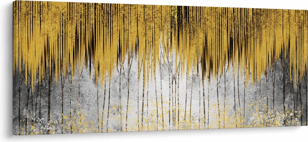 Tablou - Linii de aur (120x50 cm)
