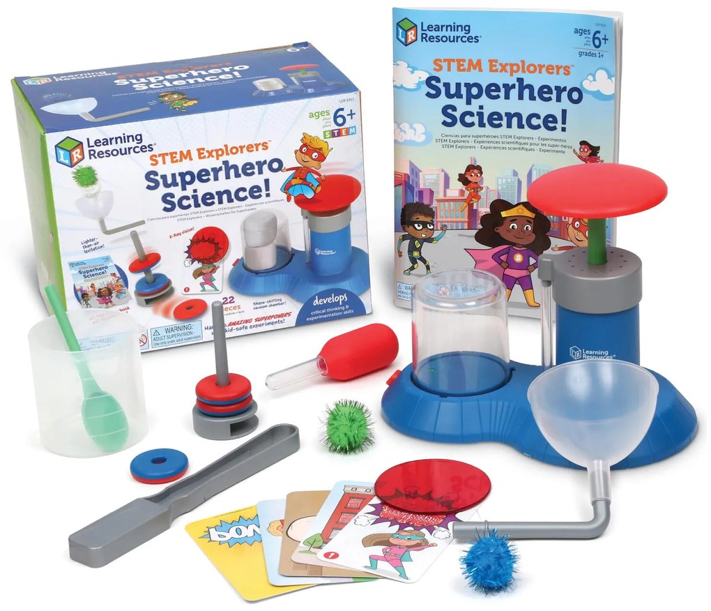 SET EXPERIMENTE STEM EXPLORERS™ - STIINTA SUPEREROILOR - LEARNING RESOURCES (LER9310)